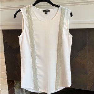 J. Crew sleeveless embellished shirt
